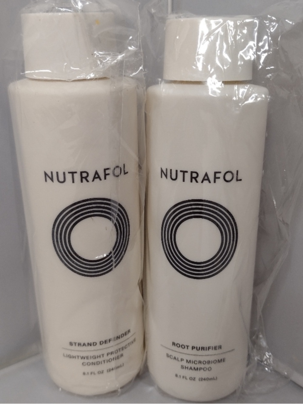 Nutrafol Root Purifier Shampoo Strand Defender Conditioner 8.1 Oz